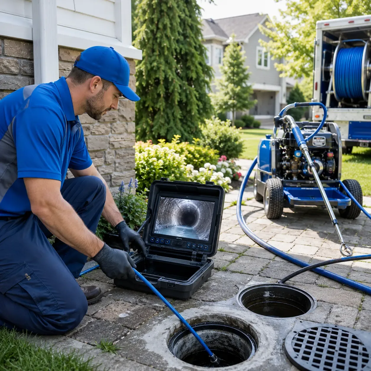 Outdoor drain cleaning professionals serving Carbon Hill, AL